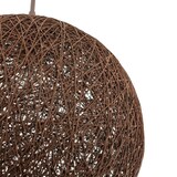 thumbnail of Licht-Erlebnisse Hängelampe TADANO Modern Braun Kugel rund Ø39cm wohnliche Pendelleuchte Esszimmer Wohnzimmer, AD141-90-19