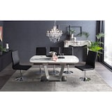 thumbnail of SalesFever Kronleuchter 120 cm | 9-flammig | Metall mit klarem Acryl-Glas | B 53 x T 63 x H 120 cm | transparent