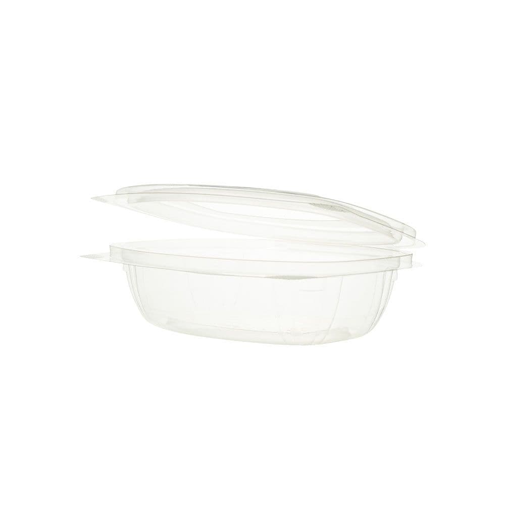 greenbox - PLA-Feinkost-Schalen 375 ml, Klappdeckel, rechteckig, 50 St.