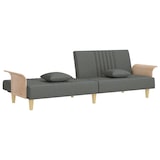 thumbnail of vidaXL Schlafsofa mit Armlehnen Dunkelgrau Stoff