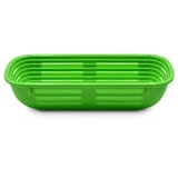 thumbnail of Cestino ciotola rettangolare in plastica per la lievitazione impasto da 500 g 27x11x6,5(h) cm