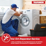 thumbnail of Telefunken Wärmepumpentrockner für 7 kg Wäsche, Trockner Frontlader, Wäschetrockner mit Knitterschutz, leise, TWP7EW