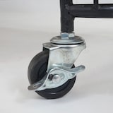 thumbnail of Carrello HWC-A43, carrello di servizio, legno massiccio di abete vintage 84x98x36cm