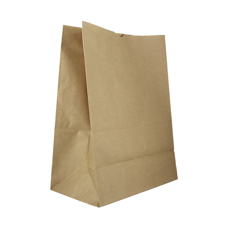 MONOUSO - Sacchetto di Carta Kraft 70g/m² 20+16x40cm (500 Pezzi)
