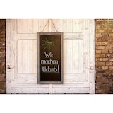 thumbnail of Rustikale Tafel Kreidetafel Wandtafel Küchentafel mit Holzrahmen / Schwarz 120x60cm