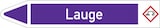 thumbnail of Aufkleber I RKZ-Etikett Lauge,links,DIN,violett/weiß,für Ø 25-40mm,154x26mm,5/Bogen