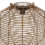 thumbnail of WellHome - Beige Solarlampe aus Rattan Ø30cm