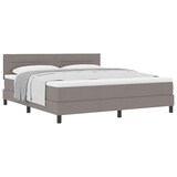 thumbnail of vidaXL Boxspringbett mit Kopfteil Taupe 180 x 200 cm Stoff