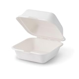 thumbnail of greenbox - Caixas de hambúrguer de cana-de-açúcar, 15 x 15 x 8 cm, quadradas, 50 un..