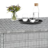 thumbnail of tectake Baú de armazenamento de alumínio OSLO 145x82,5x79,5cm XXL cinzento claro - 404248