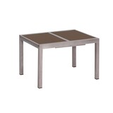 thumbnail of Merxx Amalfi Set 7tlg., 6 Stapelsessel, 1 Tisch 140(200) x 90 cm, Aluminium, Graphit/Grau