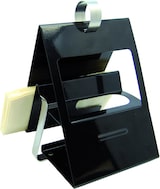 thumbnail of 1x 4 in 1 Tischaufsteller aus Edelstahl schwarz lackiert 12x18.2x14.5 cm (BxHxT)