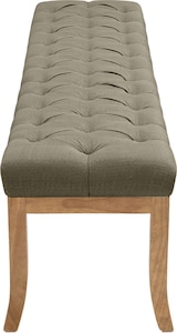 thumbnail of CLP Sitzbank Ramses Stoff mit hellem Holzgestell Stoff HBT: 46x150x38 cm taupe 150 cm