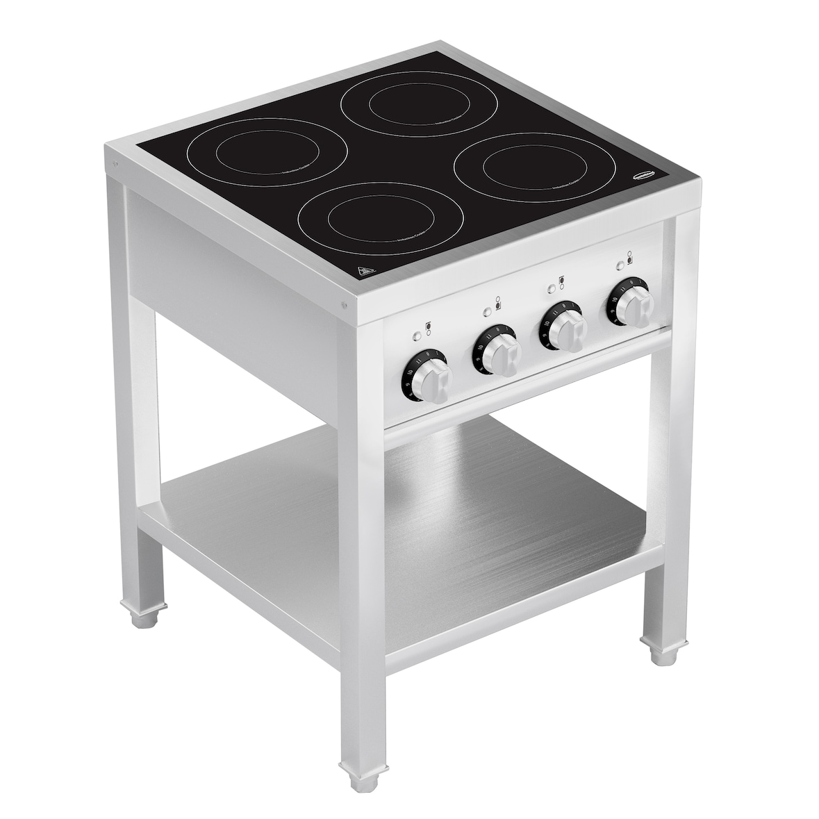 Induktionsherd 4 Zones Mit Offenem Unterbau
