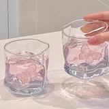 thumbnail of Gläser Trinkgläser Weingläser glas Wasserbecher Trinkbecher Saftglas Wasserglas mit Schmetterlingsdesign 200ML*6
