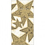 thumbnail of Sovie HORECA Besteckserviette Gitte in Gold-Schwarz aus Airlaid 40 x 40 cm, 100 Stück - Bestecktasche Weihnachten Sterne