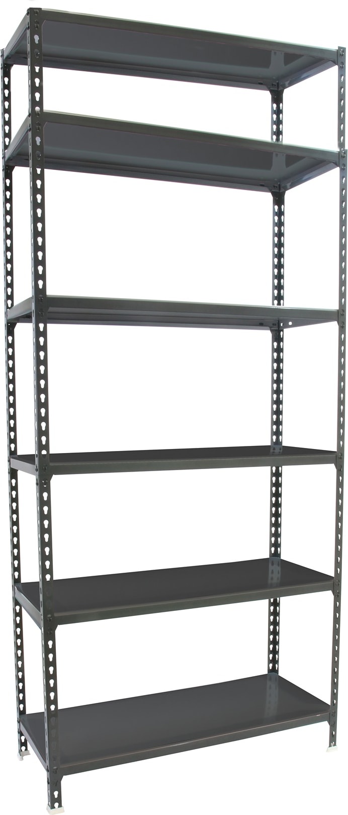SimonRack Estantería Metálica, 2500x1100x500 mm, 6 Alturas, Bandeja Metal, 200 kg de Punto Flexión, Antracita - Simonclick