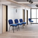 thumbnail of Sedia da conferenza / Sedia da visitatori / Sedia XT 600 confezione da 4 nero / blu hjh OFFICE
