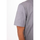 thumbnail of Chef Works® Kochjacke SPRINGFIELD COOL VENT & lite, Reißverschluss, Grau, Größe XS