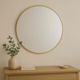 thumbnail of WellHome - Runder goldener Metallspiegel Ø76cm