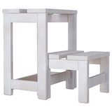 thumbnail of MUEBLEAR - Trittleiterhocker 2 Stufen Weiß 32 x 23 x 40 cm