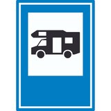 thumbnail of Campingplatz Wohnmobil Aufkleber A5 (148x210mm)