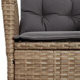 thumbnail of vidaXL 5-tlg. Garten-Essgruppe mit Kissen Beige Poly Rattan