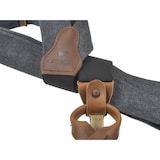 thumbnail of Sir Redman Hosenträger Work Service Herren Damen mit Clips und Lederlaschen für Knöpfe (black - schwarz)