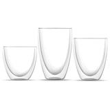 thumbnail of BEM Cappuccino Eiscafe Kaffeeglas Teeglas Doppelwandiges Thermoglas, Kaffee und Tee Tasse, für heiße und kalte Getränke, 330 ml, Borosilikatglas