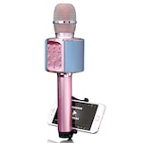 thumbnail of Lenco BMC-090PK - Karaoke Mikrofon mit Bluetooth® - 5 Watt RMS Lautsprecher - Integrierter Akku - Lichteffekte - Handyhalter - USB/SD - Pink