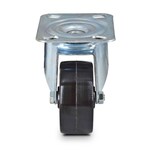 thumbnail of Ruote girevoli alte temperature 8 cm in resina supporto zincato