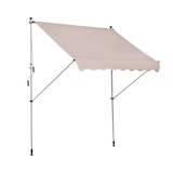 thumbnail of Outsunny Toldo Manual Retráctil 200x150 cm con Manivela de Aluminio Ángulo Ajustable Protección Solar para Terraza Balcón Jardín Patio Beige
