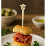 thumbnail of MONOUSO - Pinchos de Bambú Tortuga para Bebida 12cm (50 Uds)