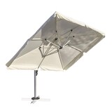 thumbnail of Ombrellone da Giardino Decentrato 3x4m in Alluminio e Poliestere Bianco