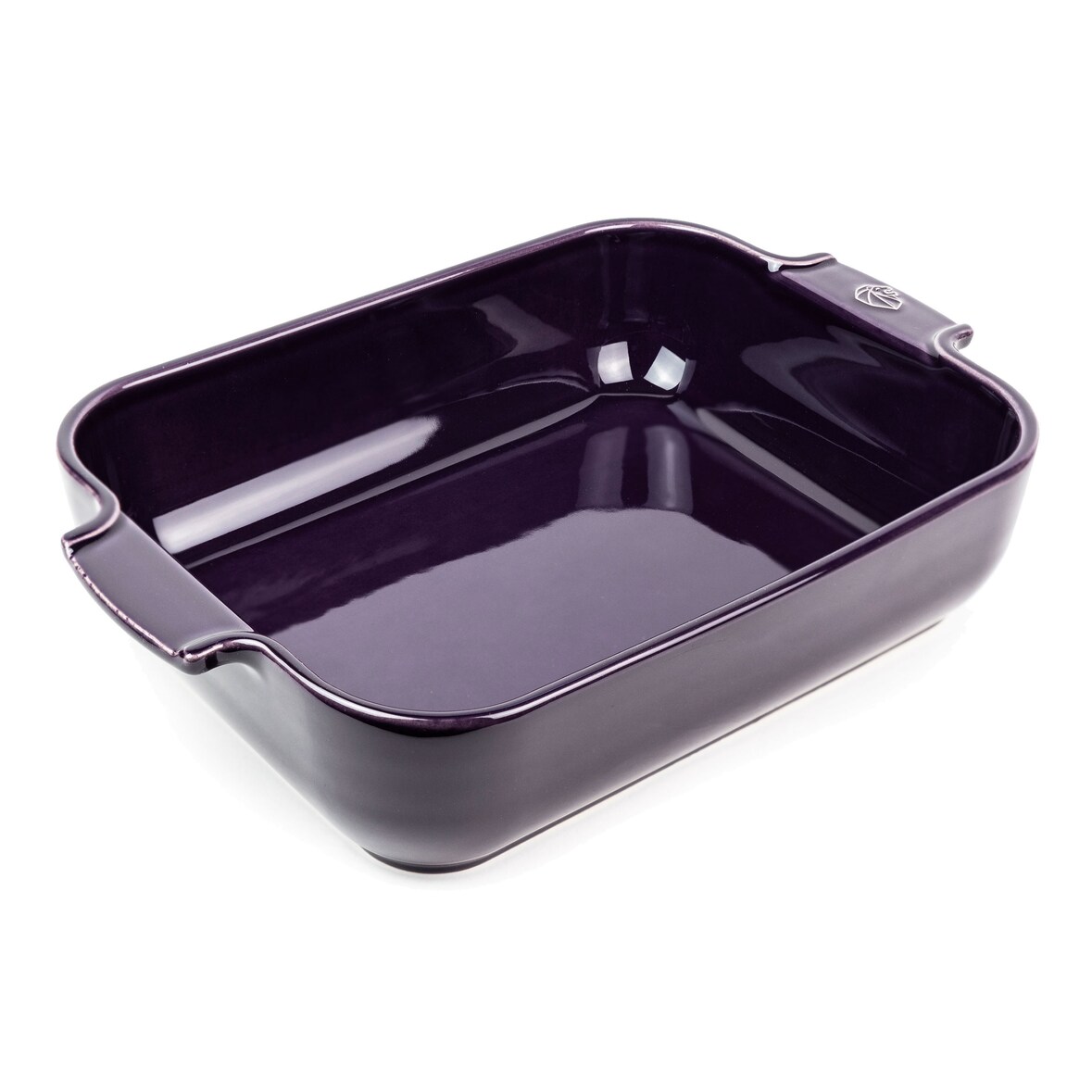 PEUGEOT Keramik Auflaufform APPOLIA 32cm Rechteckig Aubergine Spülmaschinenfest