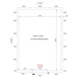 thumbnail of Chefgastro Kühl- und Frierzelle BxTxH 2100x3000x2200mm