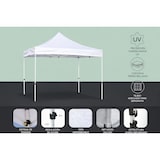 thumbnail of Gazebo Plegable 3x3 Metros Pro, Cenador, Pergola, Carpas para Exteriores jardín, terrazas, Camping y Playa | Patas Blancas | Blanca
