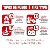 thumbnail of ECOFIRE Equipo Extinción de Fuegos ABFL, 2 litro, Apaga Baterías Litio, Ecológico