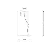 thumbnail of Luminária suspensa LAPIS Preto Alumínio LED 30W LE70735