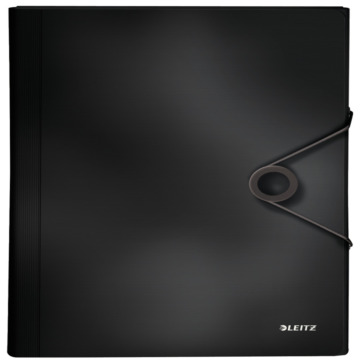 LEITZ 4579 Fächermappe Solid - A4, 6 Fächer, PP, schwarz