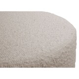 thumbnail of Hocker höhenverstellbar und drehbar | Sitzhöhe 45-57cm | Durchmesser 37cm | Stoff Bouclé | Weiß | Sitzhocker Schminkhocker