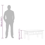 thumbnail of Table basse 100x60x43,5 cm Pin massif Assortiment Panama Modèle Atlas Master Compact