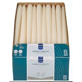 thumbnail of METRO Professional Velas cónicas, parafina, 2.2 x 24 cm, aprox. 7 horas, marfim, 60 unidades