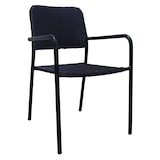 thumbnail of METRO PROFESSIONAL Gastro Armlehnstuhl stapelbar Triana, Stahl/Polyrattan, schwarz