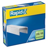 thumbnail of Grapas Rapid 23/15 mm. Caja 1000 Standard galvanizada. Pack de 10