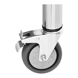 thumbnail of Table Inox 60x70cm - Roulettes et Etagère - Equipementpro