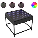 thumbnail of vidaXL Couchtisch mit Infinity-LED Schwarz 50x50x41 cm