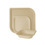 thumbnail of MONOUSO - Teller Bagasse und Bambus 23,8 cm (400 Stück)