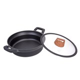 thumbnail of GRÄWE Servierpfanne 28 cm mit Glasdeckel, Serie Alu-Line