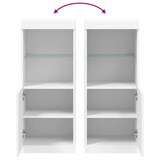 thumbnail of vidaXL Sideboard mit LED-Beleuchtung Weiß 41x37x100 cm